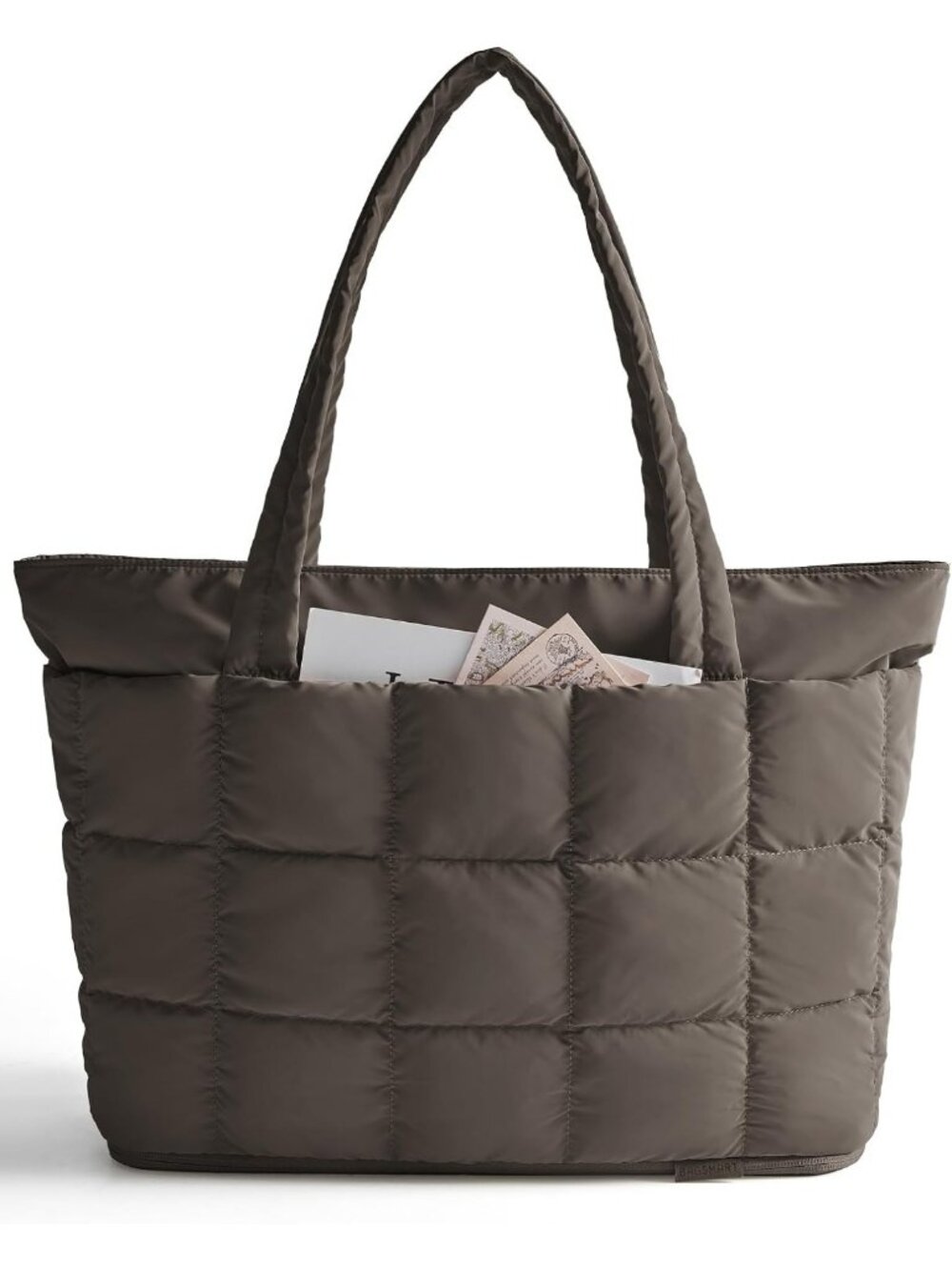 Expandable Puffer Tote Bag for Women | Stylish Work & Travel Bag, Versatile